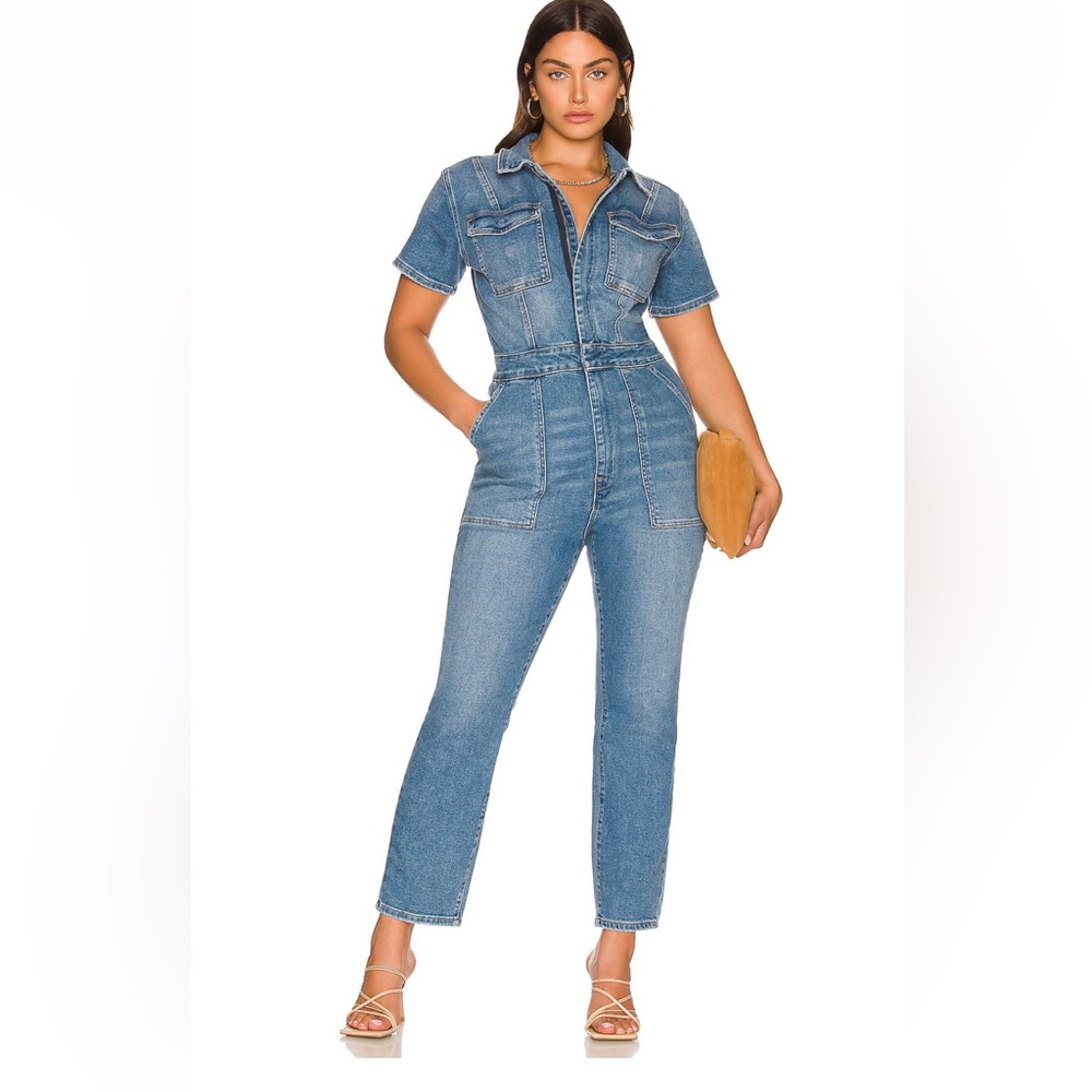 Good American Fit For Success Jumpsuit Blue724